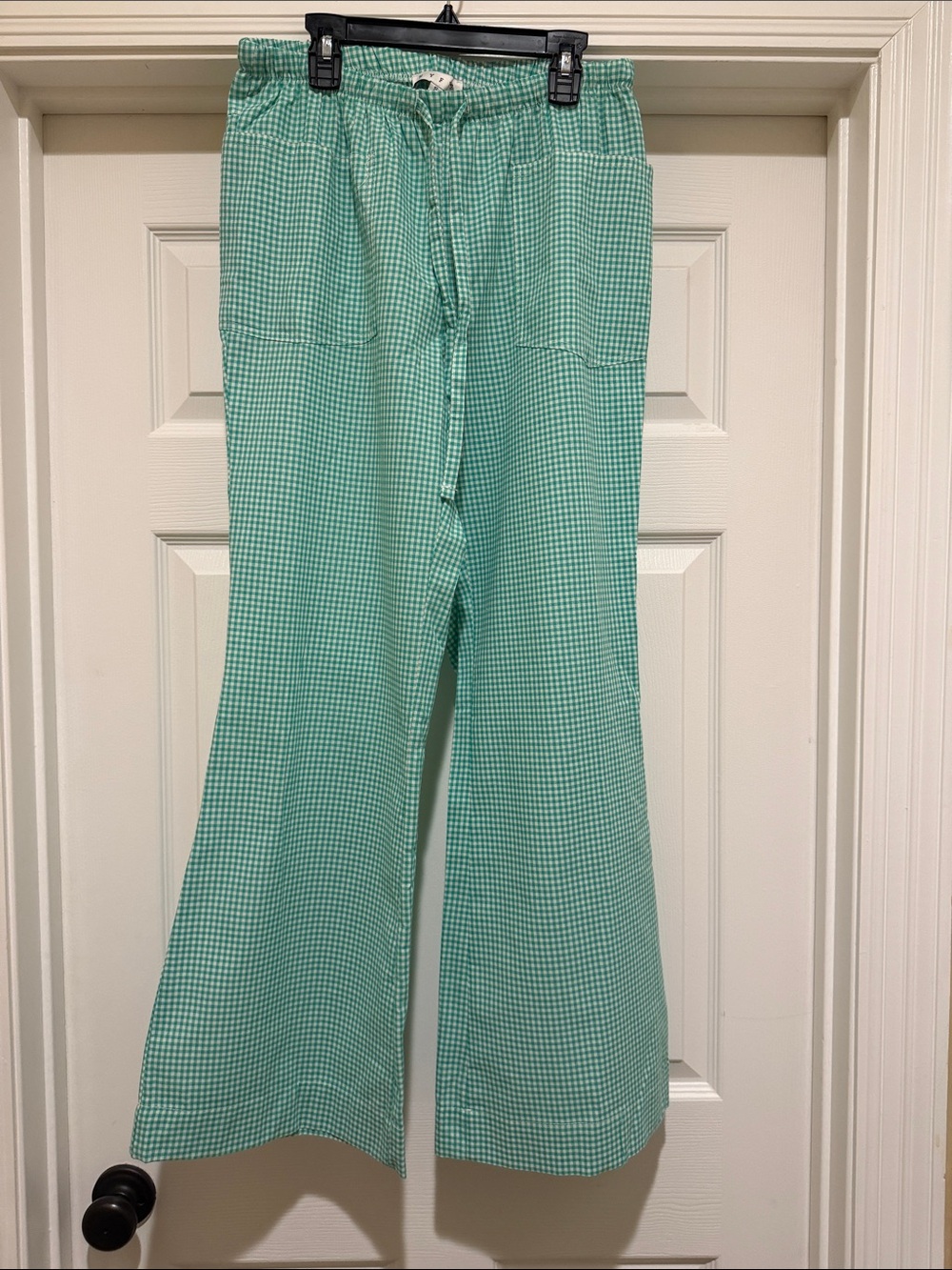 HYFVE green/white checkered small women’s pants